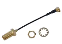 GSM ANT RED 94mm (MMCX-SMA-F)