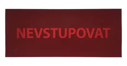 Samolepka pro ART5055 Nevstupovat