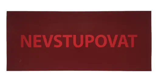 Samolepka pro ART5055 Nevstupovat