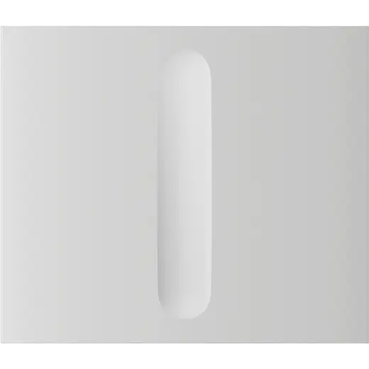 Ajax CenterButton (Dimmer) vertical - Středový kryt stmívatelného tlačítka, vertikální instalace, bílá