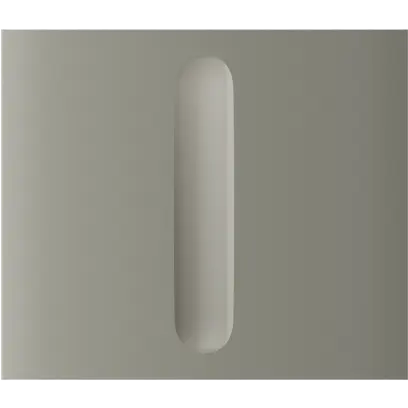 Ajax CenterButton (Dimmer) vertical - Středový kryt stmívatelného tlačítka, vertikální instalace, olivová