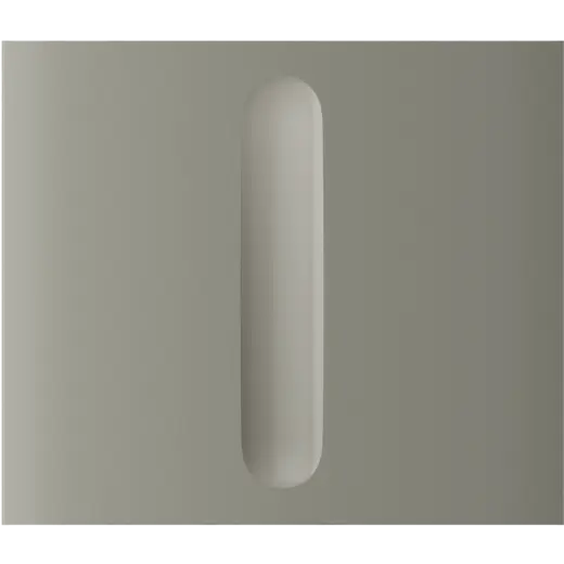 Ajax CenterButton (Dimmer) vertical - Středový kryt stmívatelného tlačítka, vertikální instalace, olivová