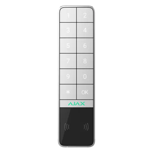 Ajax KeyPad Outdoor Jeweller (8EU) ASP, bílá