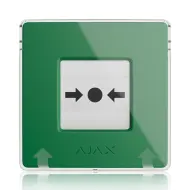 Ajax ManualCallPoint Jeweller, zelená (87639)