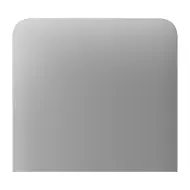 Ajax SideButton (1-gang) vertical - Boční tlačítko, vertikální instalace, mlhová