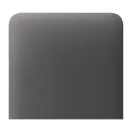 Ajax SideButton (1-gang) vertical - Boční tlačítko, vertikální instalace, šedá