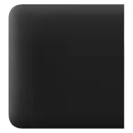 Ajax SideButton (1-gang/2-way) - Boční tlačítko, černá
