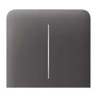 Ajax SideButton (2-gang) vertical - Boční dvou tlačítko, vertikální instalace, šedá