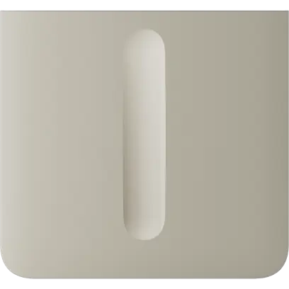 Ajax SideButton (Dimmer) vertical - Boční kryt stmívatelného tlačítka, vertikální instalace, slonovinová kost