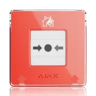 Ajax ManualCallPoint Jeweller, červená (60815)