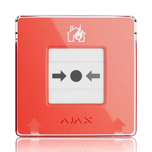 Ajax ManualCallPoint Jeweller, červená (60815)